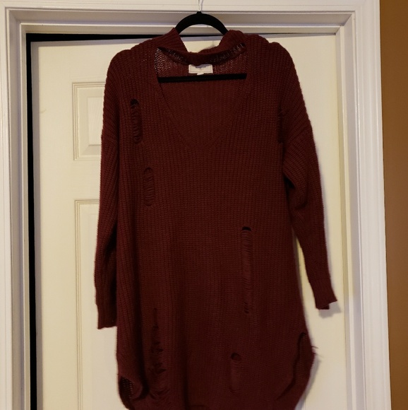 Distressed Sweater - Picture 2 of 2